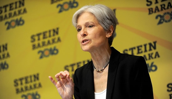 Green Party Nominee Dr Jill Stein